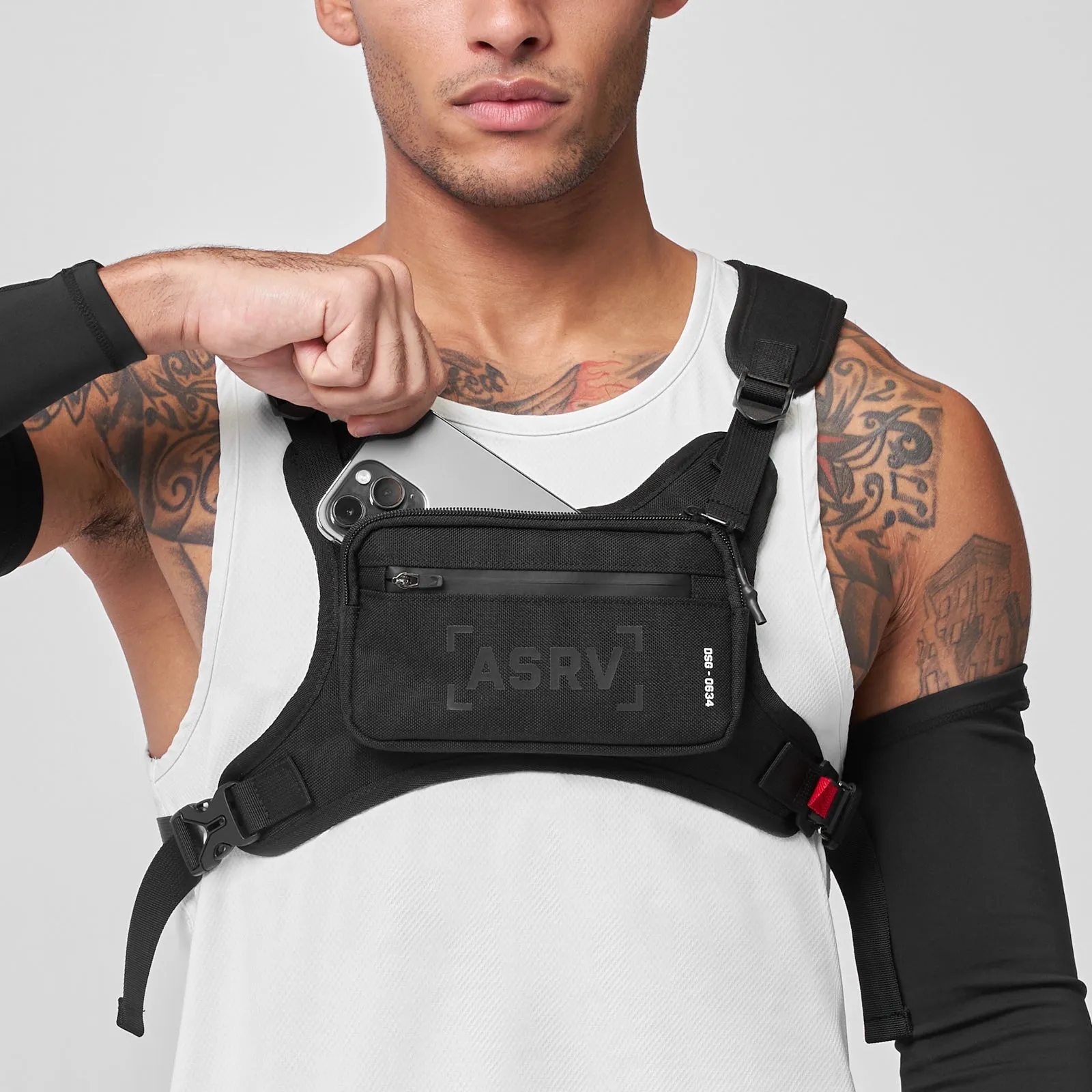 0634. Waterproof Cordura® Conditioning Chest Pack - Black