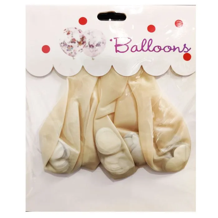 10pcs Bobo Confetti Sequins Filled Balloons 12inch