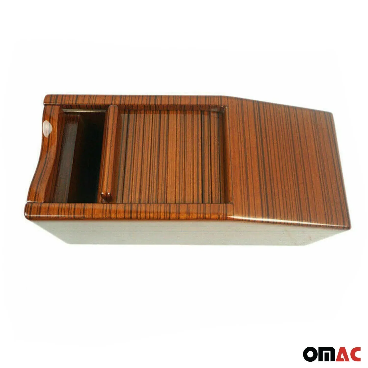 1979-1991 Mercedes S Class W126 Console Cassette Center Box Wood Zebrano