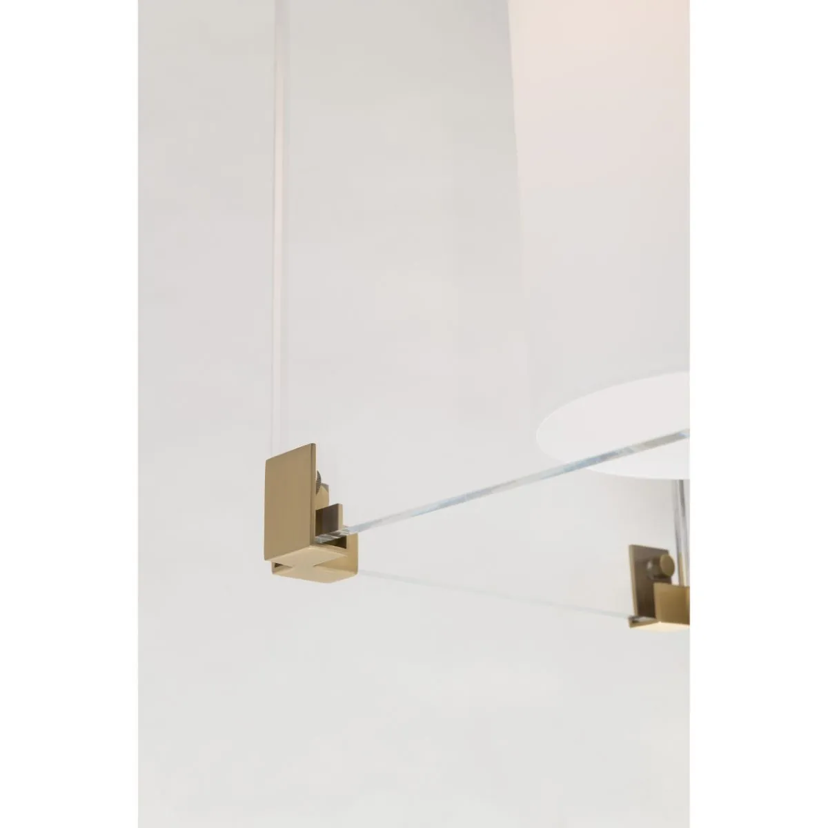 Achilles 13 in. Pendant Light Brass Finish