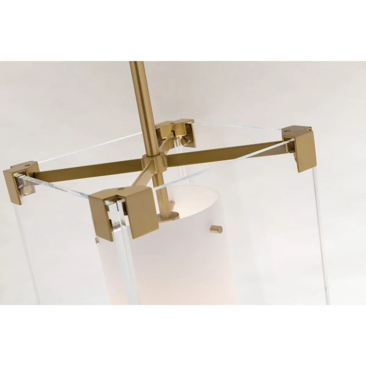Achilles 13 in. Pendant Light Brass Finish