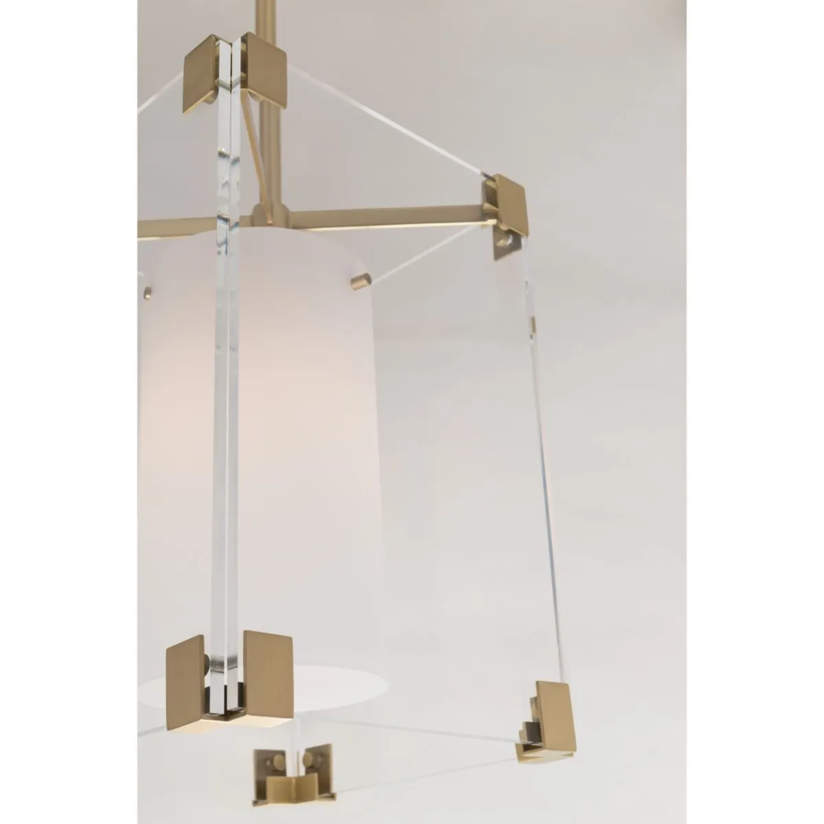 Achilles 13 in. Pendant Light Brass Finish