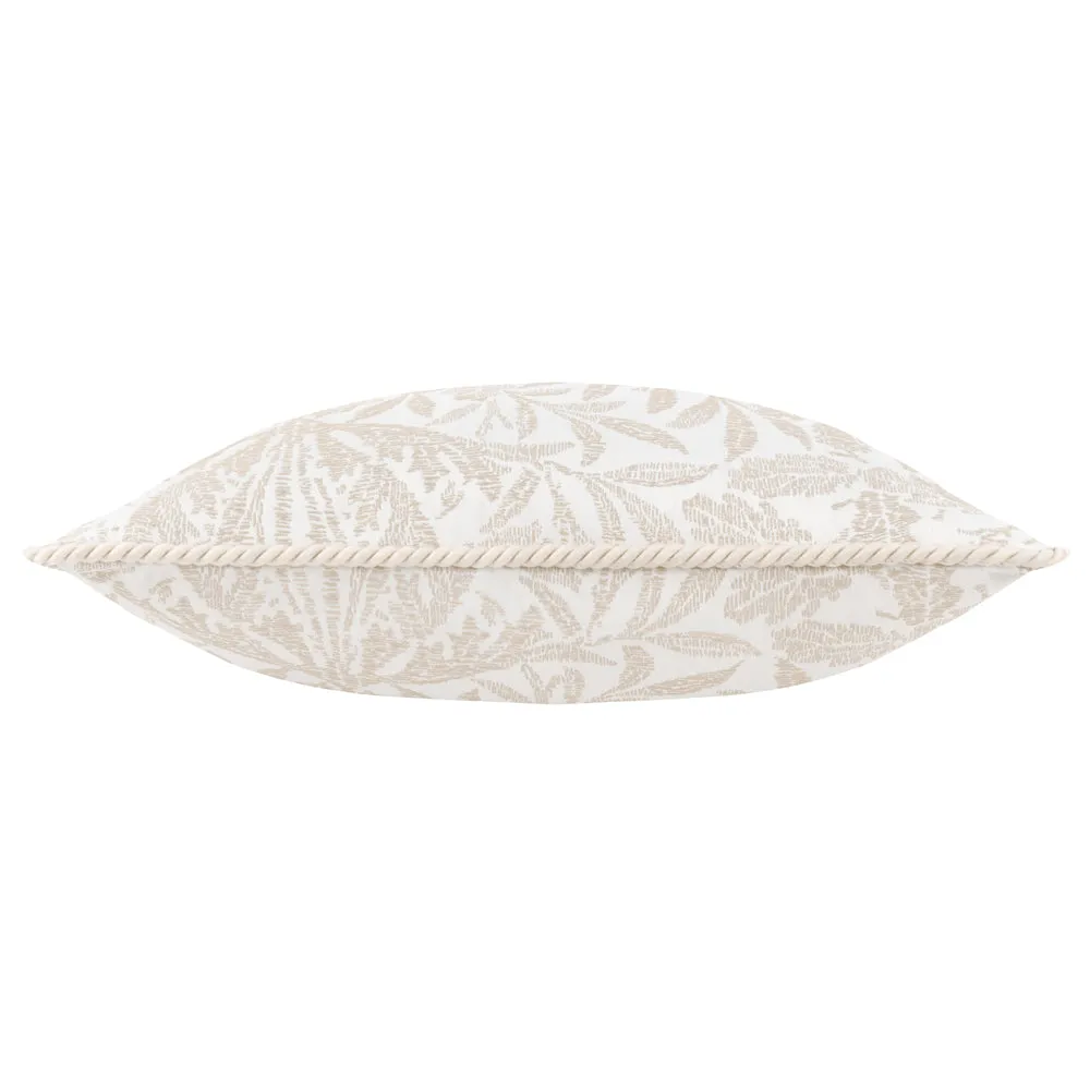Acorn Tonal Jacquard Cushion Ivory