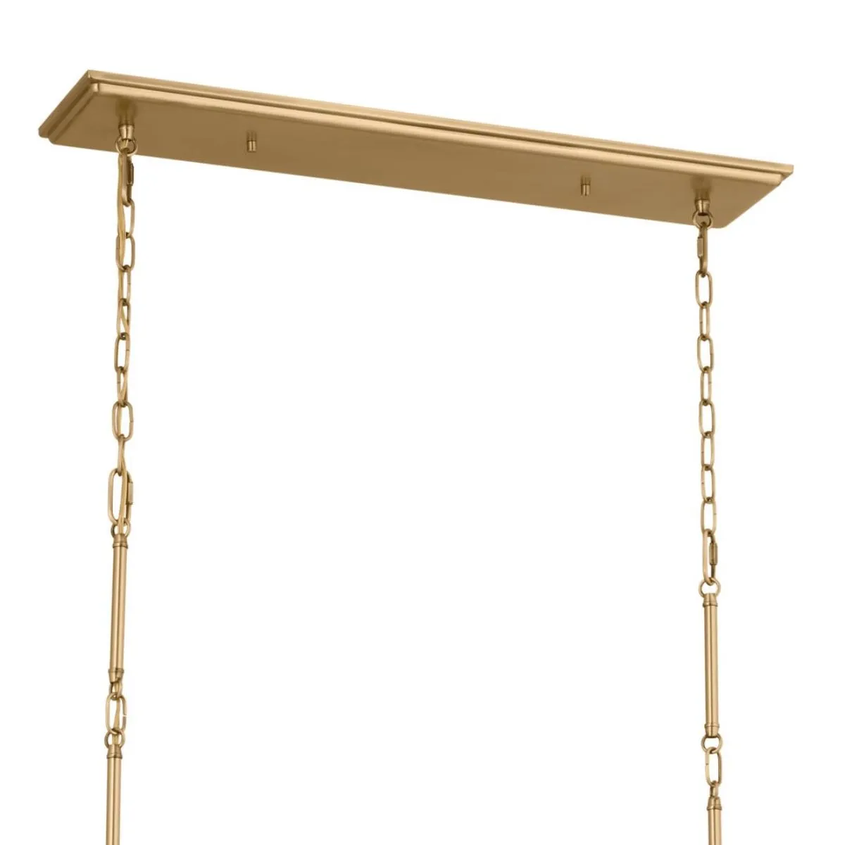 Adeena 47 in. 8 Lights Chandelier Brushed Brass finish