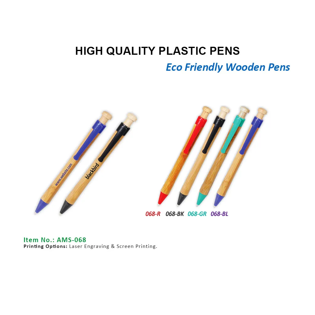 AMS-068 - ECO FRIENDLY WOODEN PENS