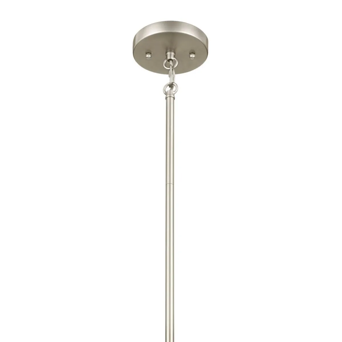 Birkleigh 14 in. 3 Lights Convertible Pendant/Semi Flush Mount Light Satin Nickel finish