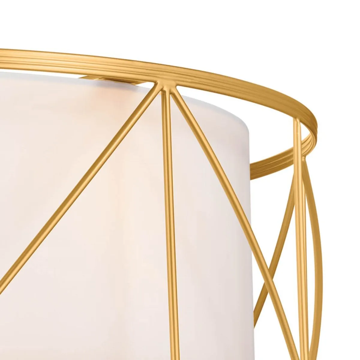 Birkleigh 18 in. 3 Lights Convertible Pendant/Semi Flush Mount Light Gold finish