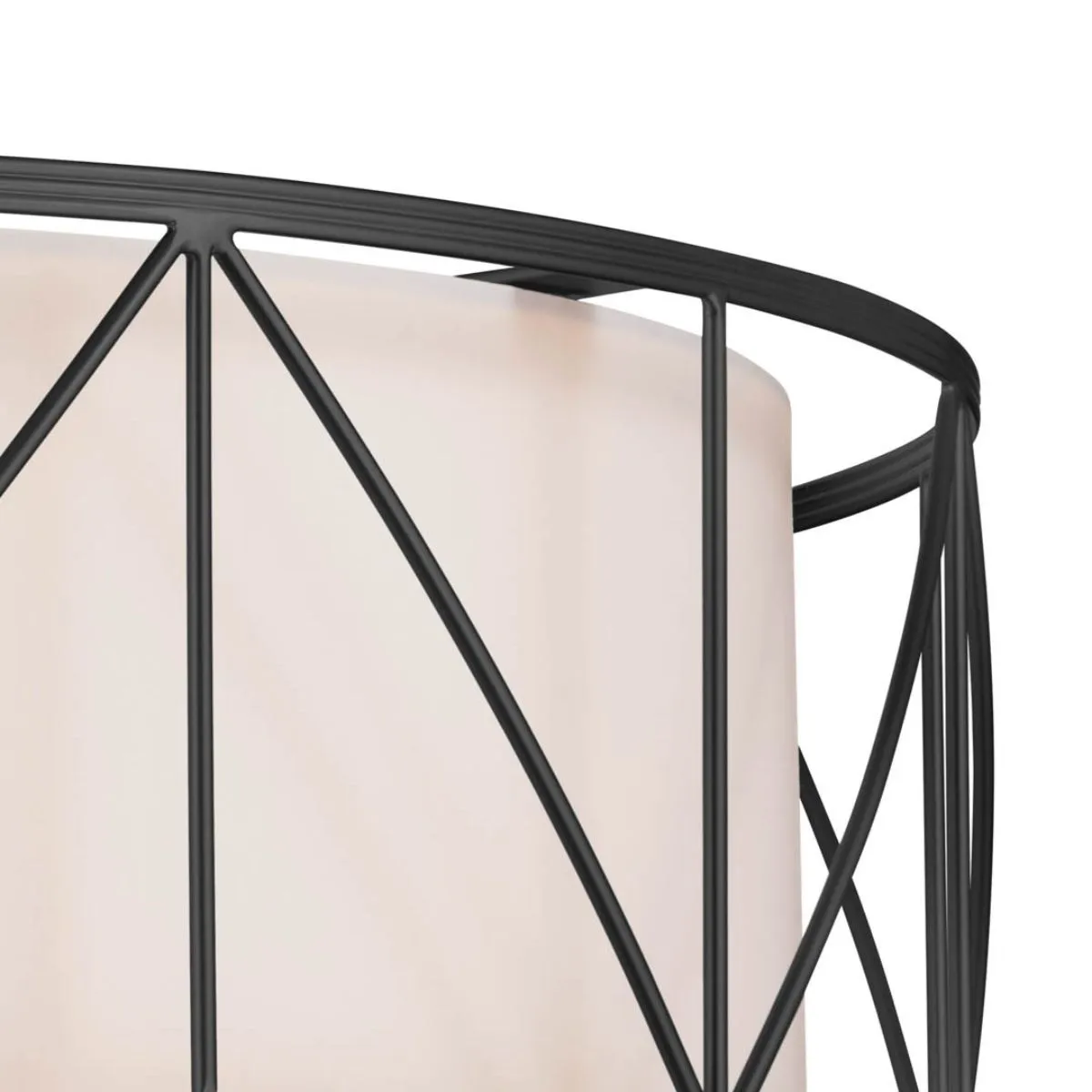 Birkleigh 24 in. Semi flush Mount Light Black finish