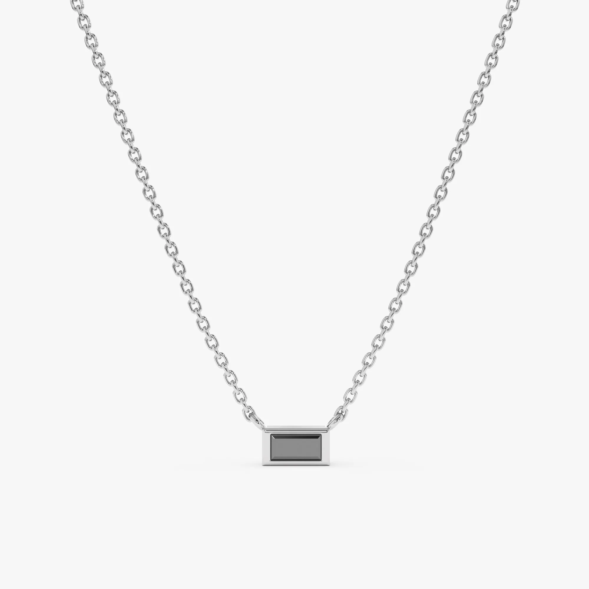 Black Diamond Necklace, Gianna