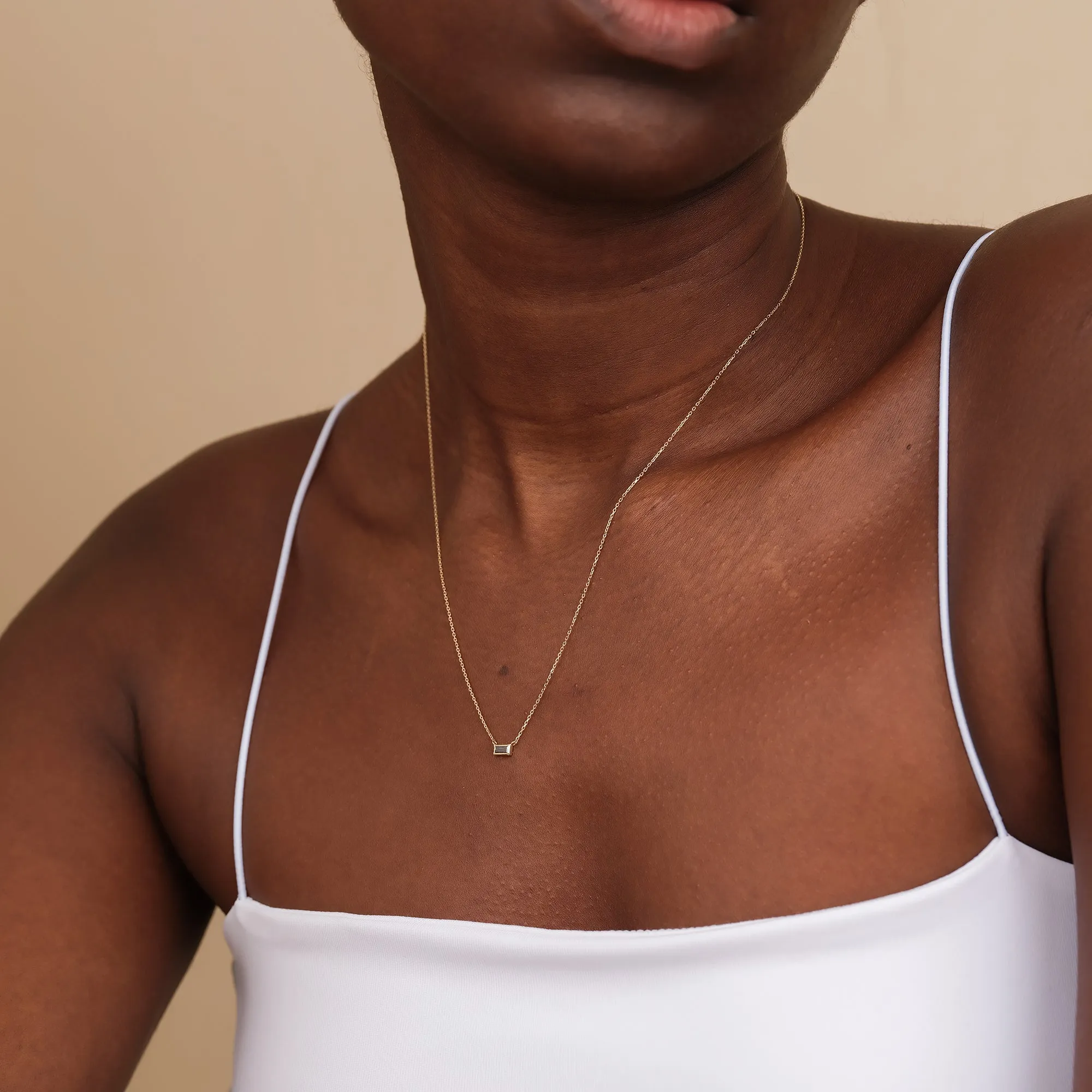 Black Diamond Necklace, Gianna