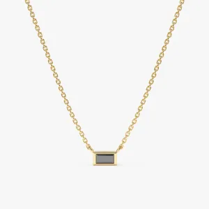 Black Diamond Necklace, Gianna
