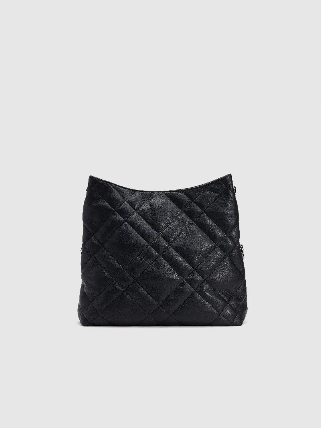 Chained Quilted Embossed Tote Bag