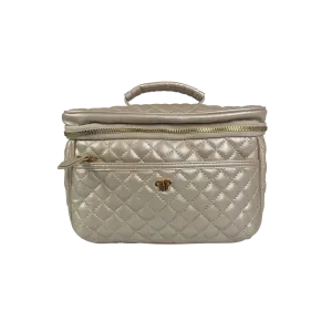 Classic Train Case - Pearl Quilted