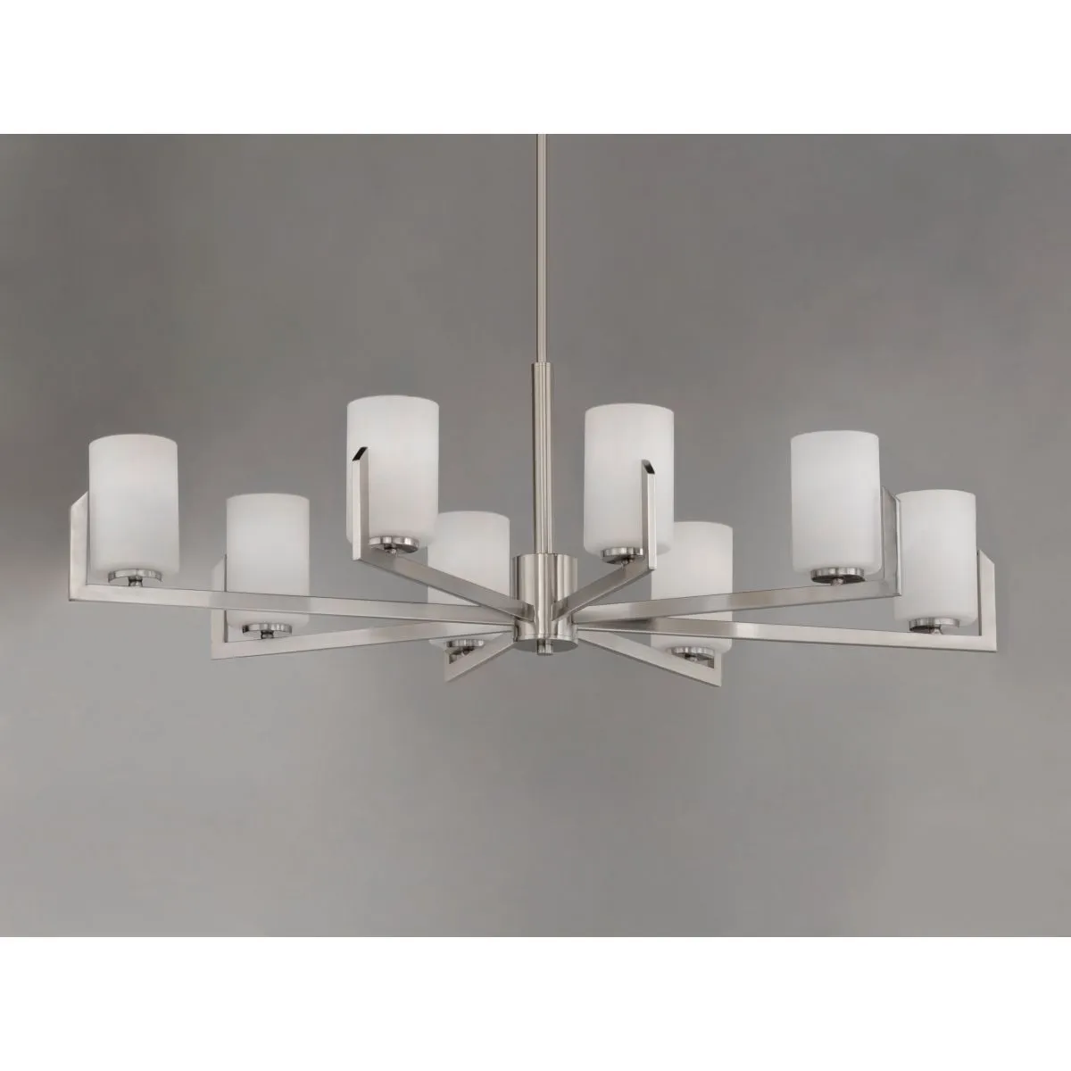 Dart 44 in. 8 Lights Chandelier Nickel Finish