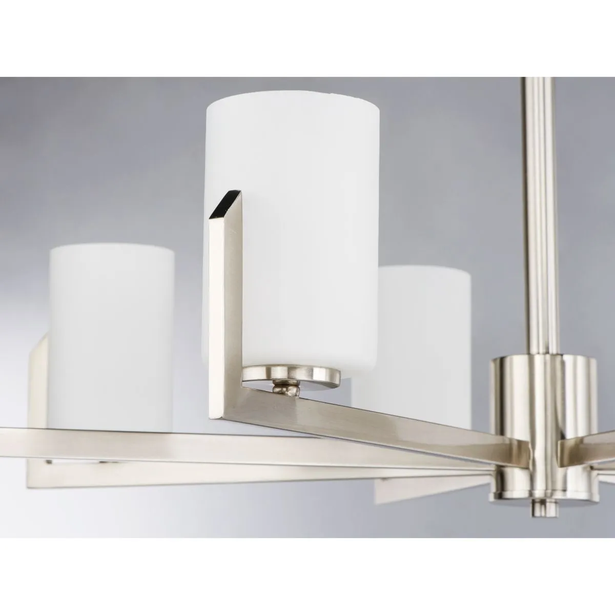 Dart 44 in. 8 Lights Chandelier Nickel Finish