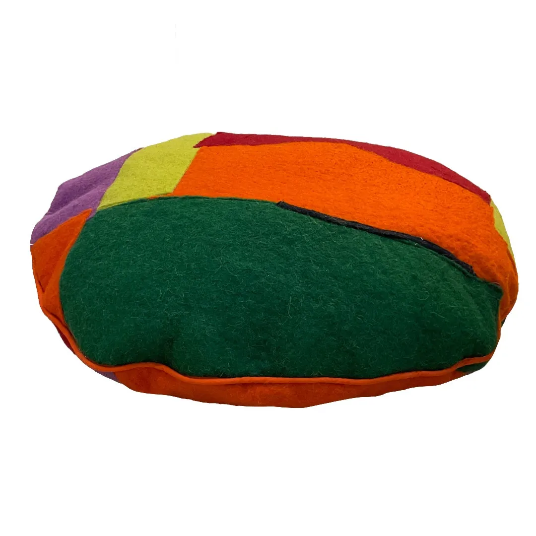 DOG BEDDING | Wool felt  | Round Shape  | Pet Bed