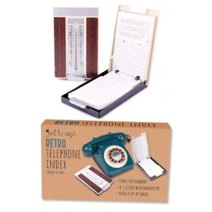 Flip Open A-Z Address Book - Personal Organiser Contacts Directory Notebook