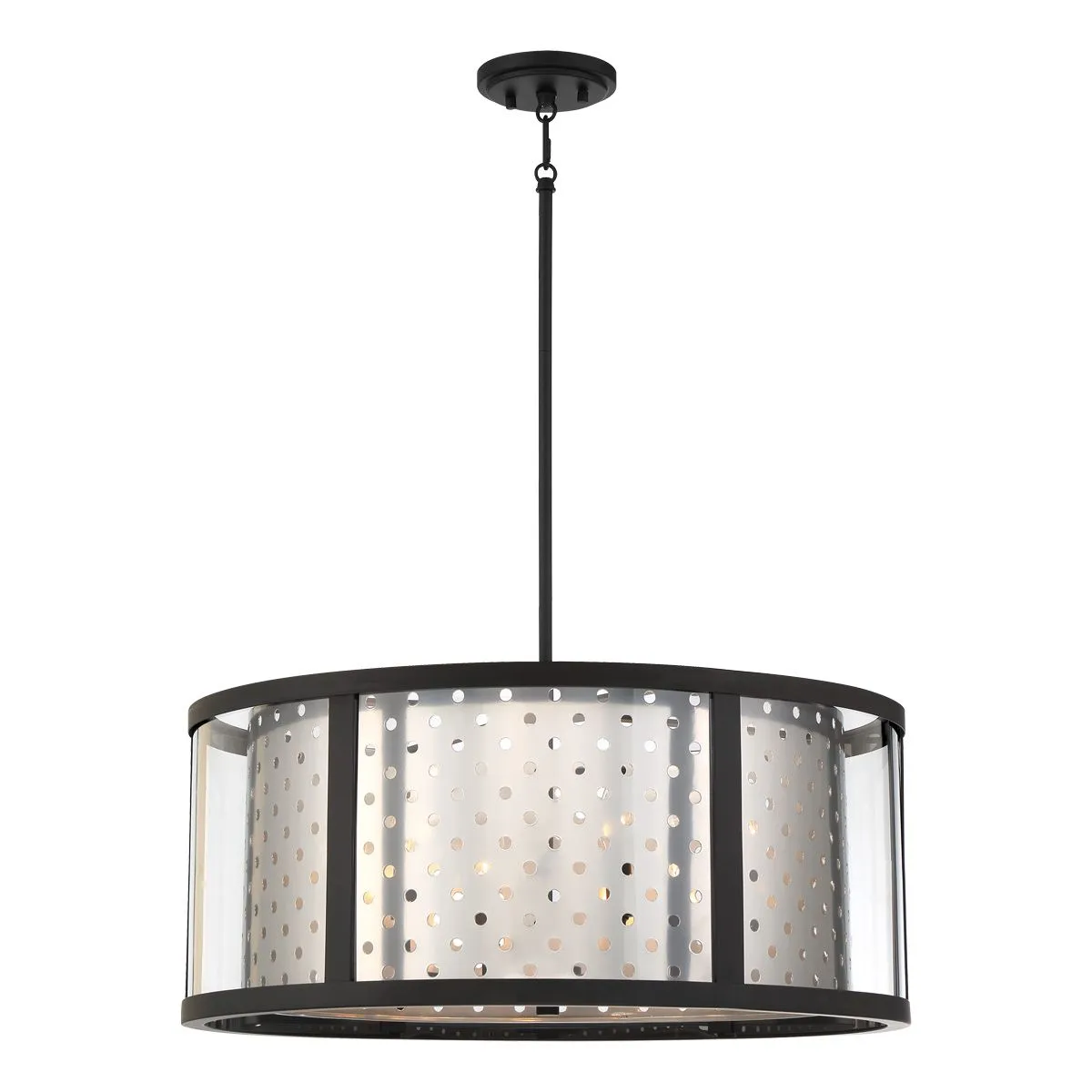 Grado 25 in. 6 Lights Pendant Light Chrome finish