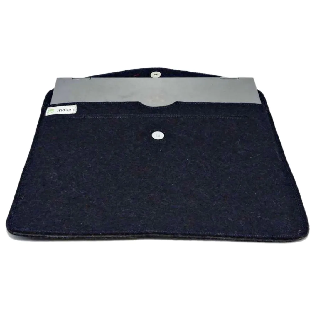 Grey Laptop Sleeves/Cover | 100% Organic Wool