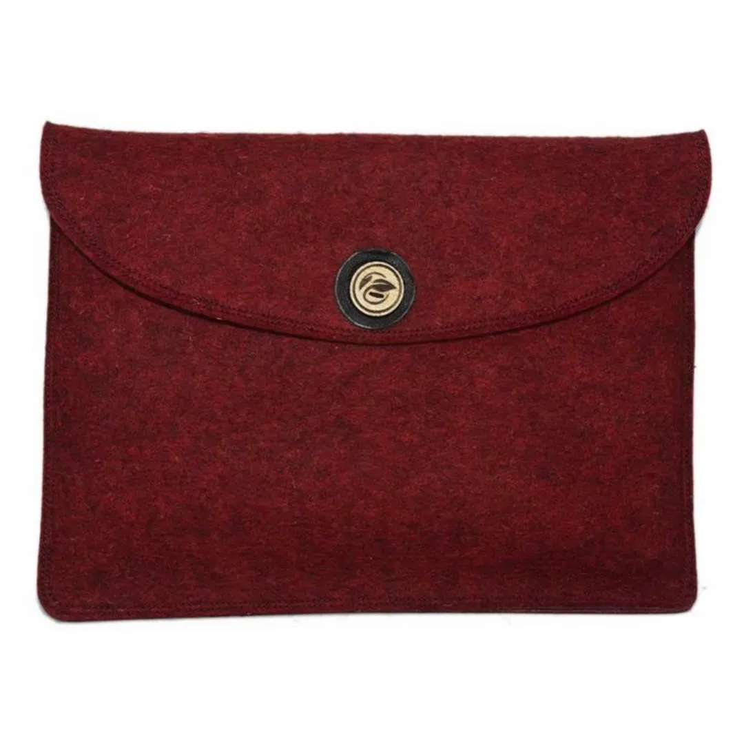 Grey Laptop Sleeves/Cover | 100% Organic Wool