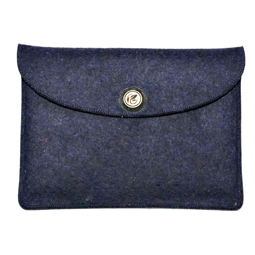 Grey Laptop Sleeves/Cover | 100% Organic Wool