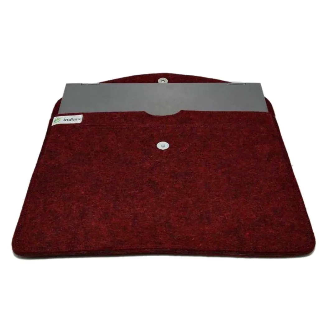 Grey Laptop Sleeves/Cover | 100% Organic Wool
