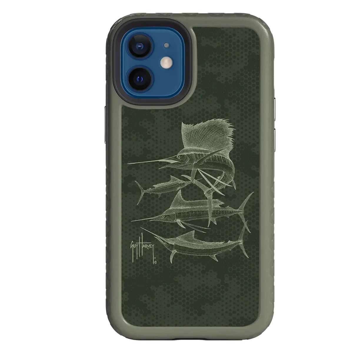 Guy Harvey Fortitude Series for Apple iPhone 12 Mini - Green Camo