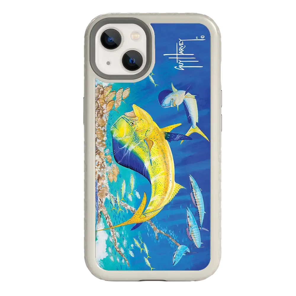 Guy Harvey Fortitude Series for Apple iPhone 13 - Dolphin Oasis