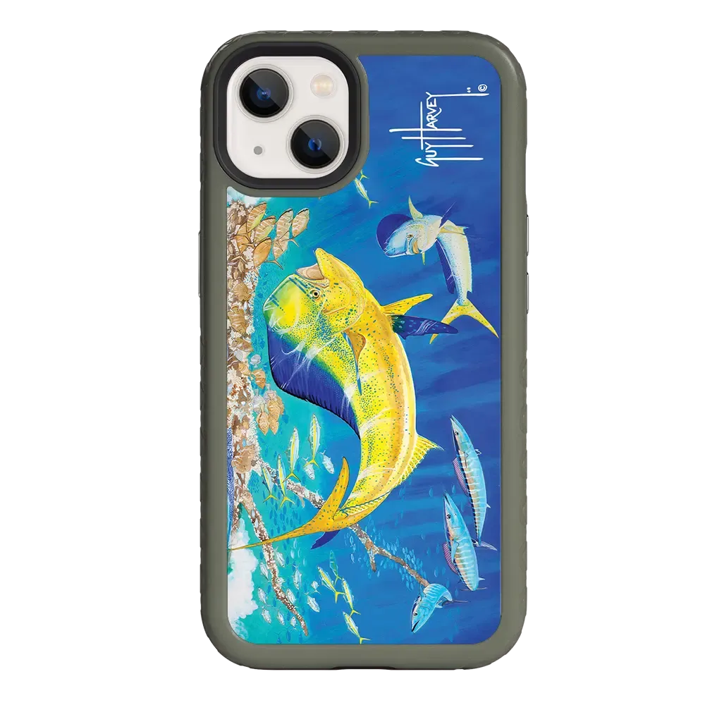 Guy Harvey Fortitude Series for Apple iPhone 13 - Dolphin Oasis