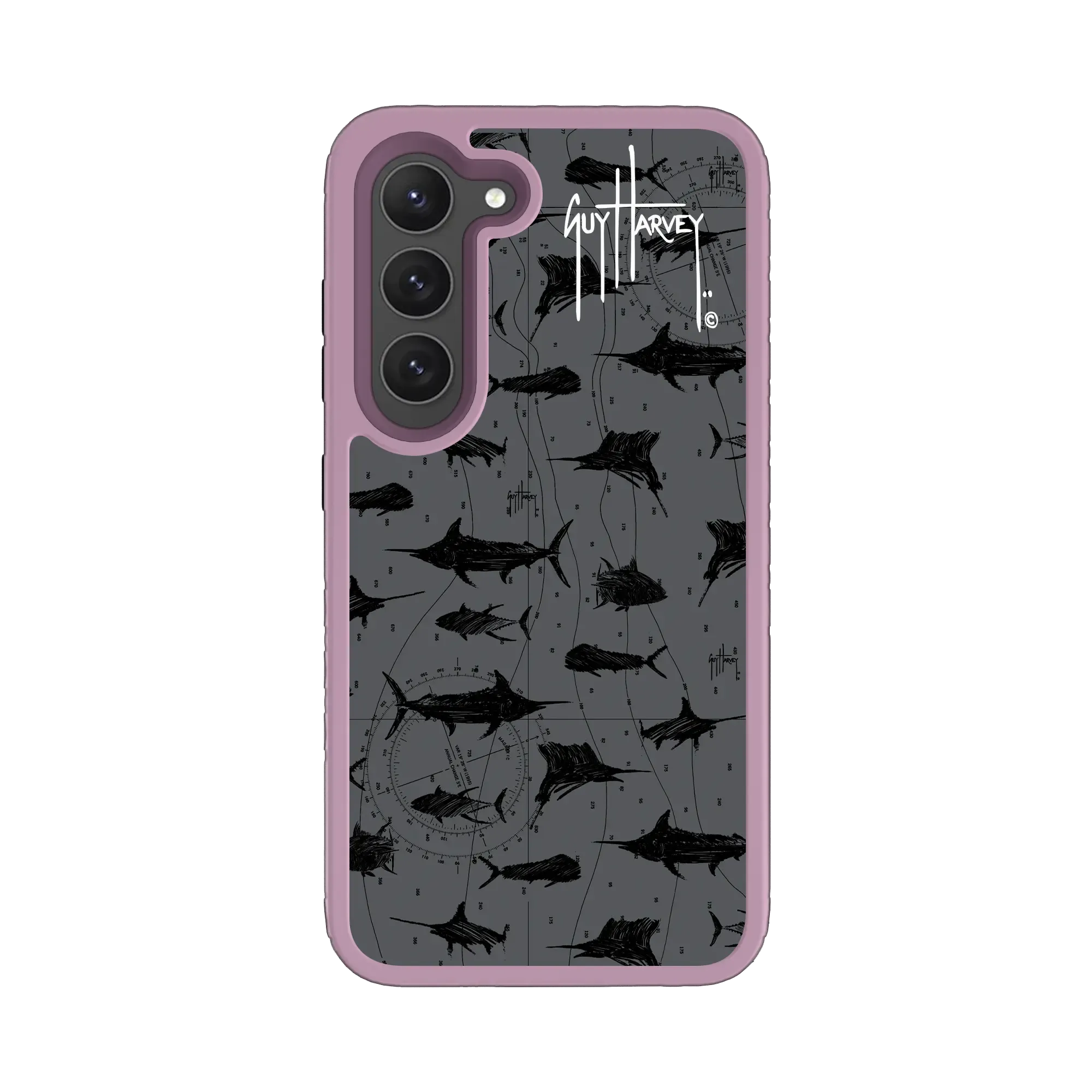 Guy Harvey Fortitude Series for Samsung Galaxy S23 - Black Scribbler