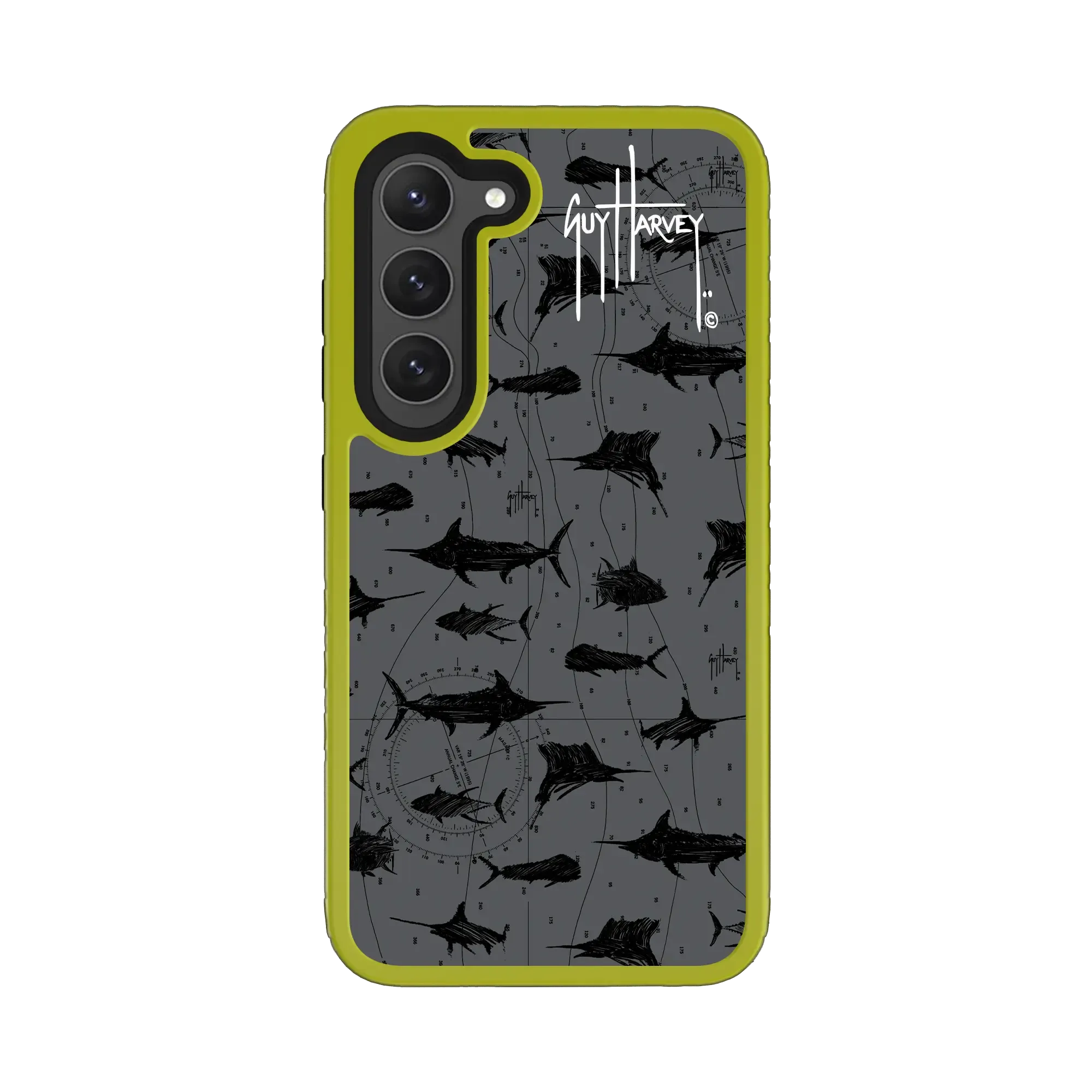 Guy Harvey Fortitude Series for Samsung Galaxy S23 - Black Scribbler