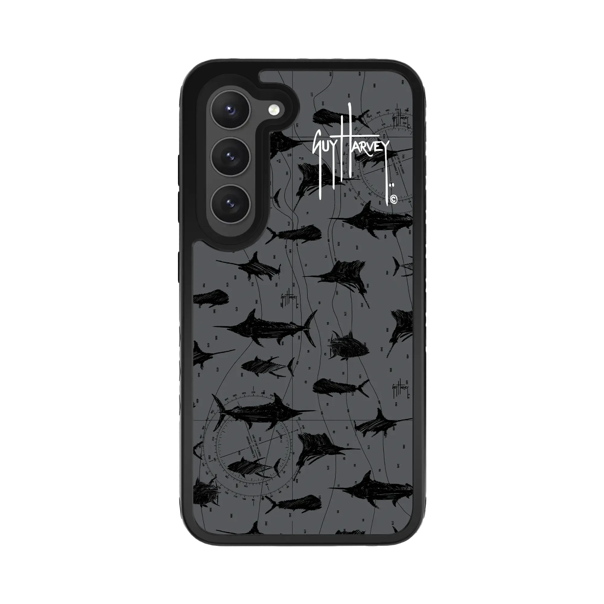 Guy Harvey Fortitude Series for Samsung Galaxy S23 - Black Scribbler