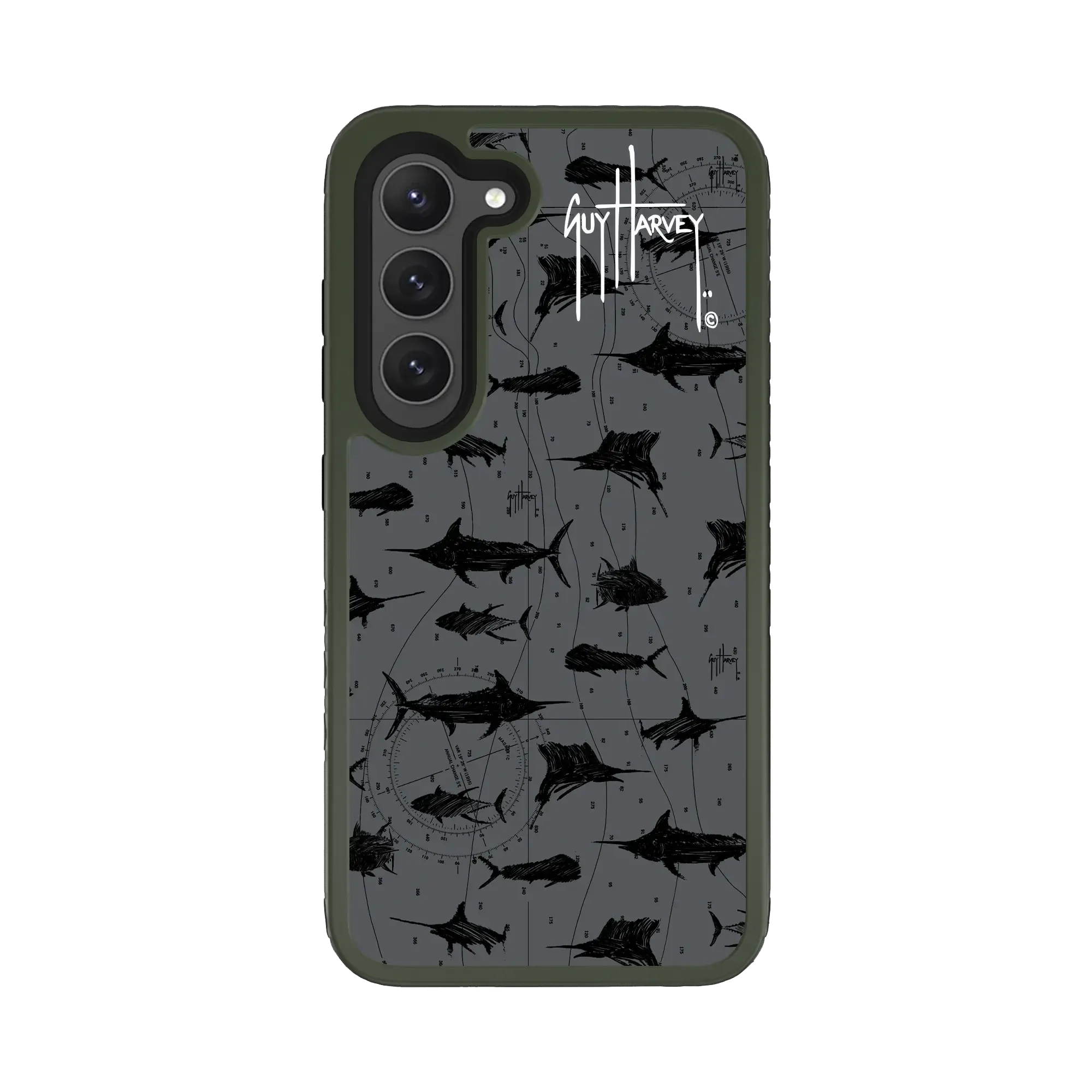 Guy Harvey Fortitude Series for Samsung Galaxy S23 - Black Scribbler