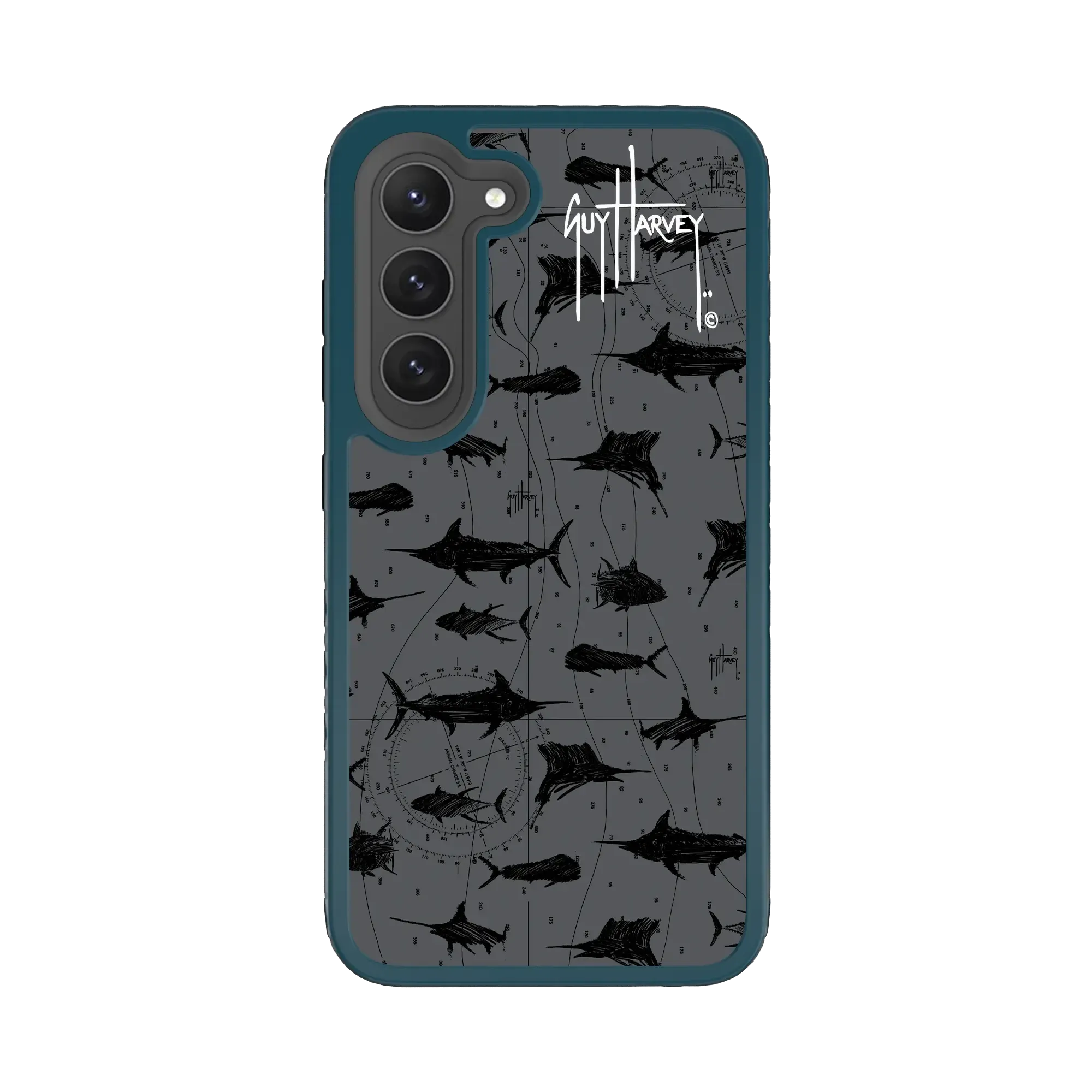 Guy Harvey Fortitude Series for Samsung Galaxy S23 - Black Scribbler