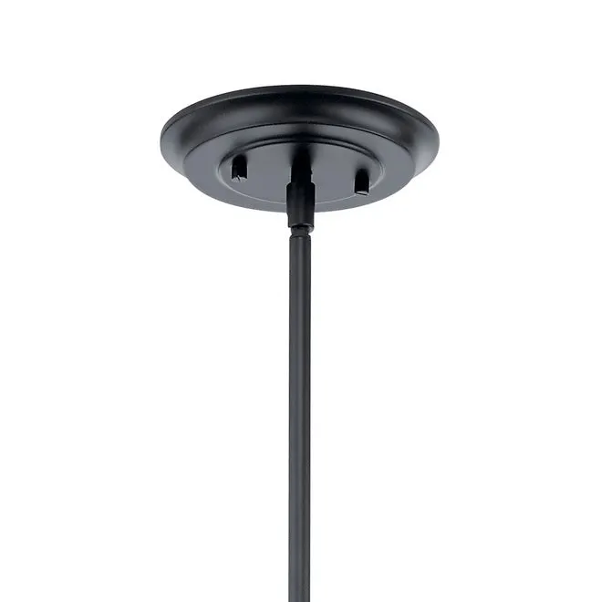 Hatton 30 In. 8 Lights Chandelier Black Finish