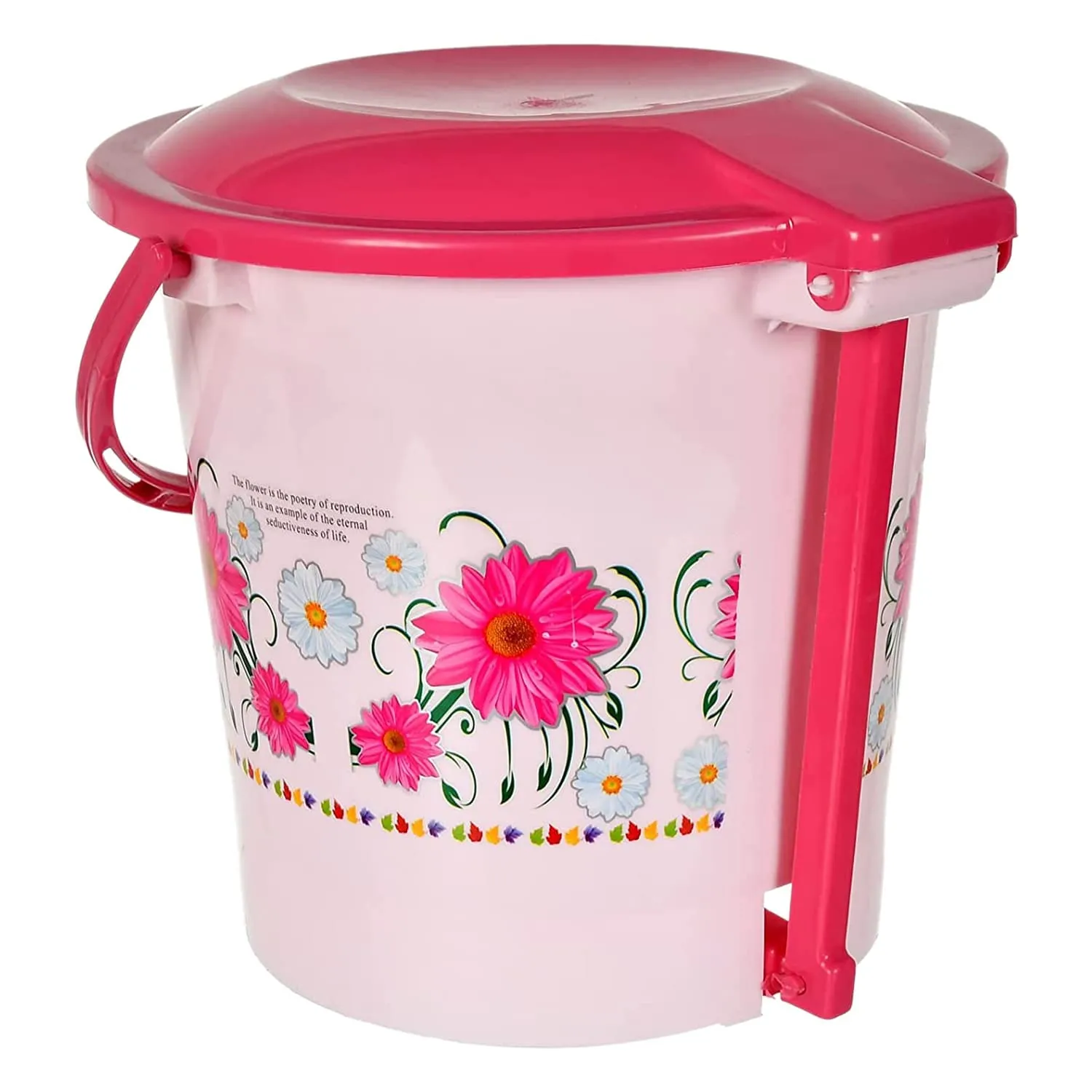 Heart Home Pedal Dustbin|Plastic Pedal Dustbin|Kitchen Paper Bin|Dustbin For Bedroom|Dustbin For office|5 Liter Dustbin|Pack of 2 (Multicolor)