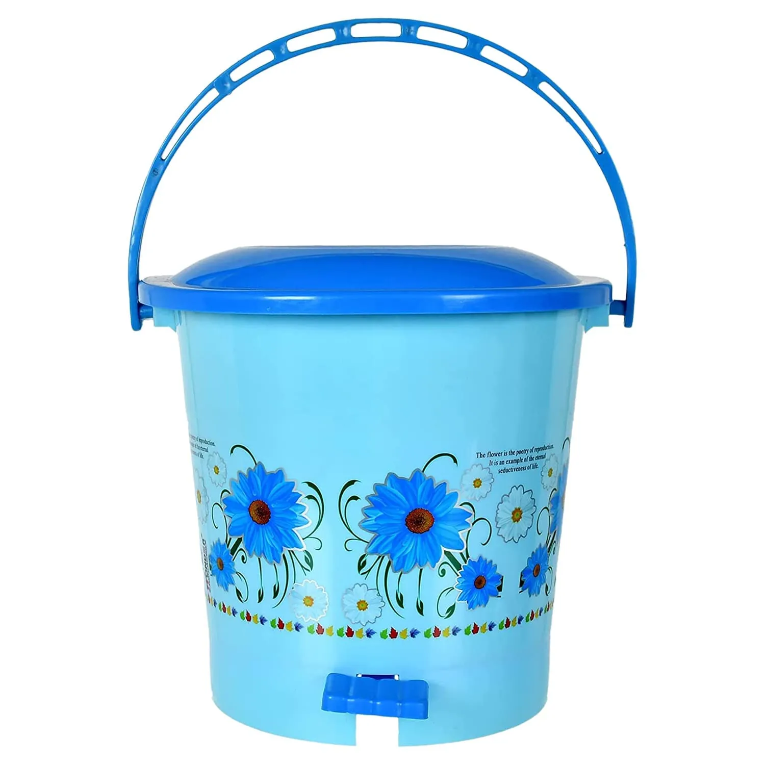 Heart Home Pedal Dustbin|Plastic Pedal Dustbin|Kitchen Paper Bin|Dustbin For Bedroom|Dustbin For office|5 Liter Dustbin|Pack of 2 (Multicolor)