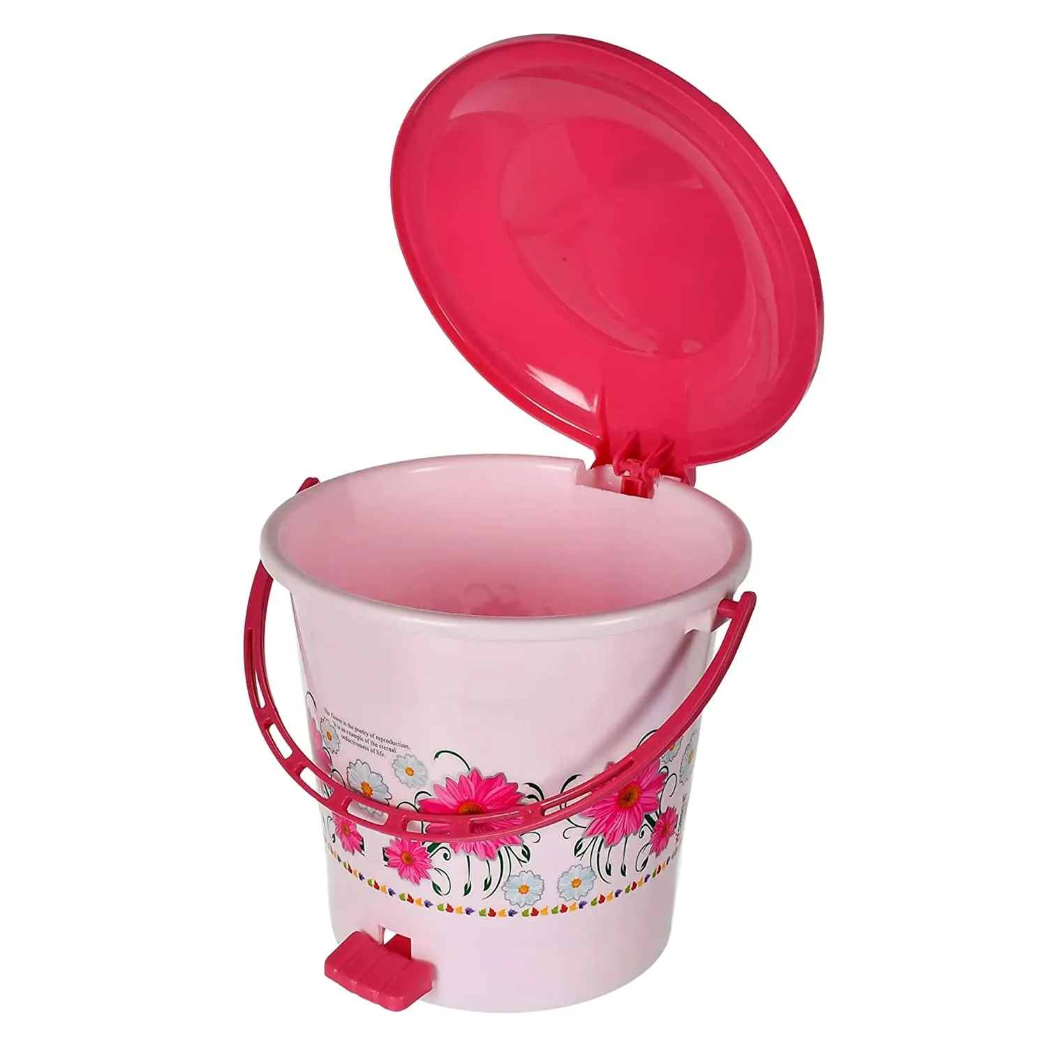Heart Home Pedal Dustbin|Plastic Pedal Dustbin|Kitchen Paper Bin|Dustbin For Bedroom|Dustbin For office|5 Liter Dustbin|Pack of 2 (Multicolor)