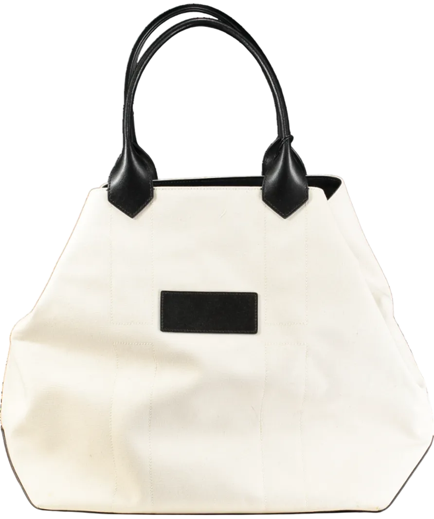 Hogan Black Script Shopping Bag