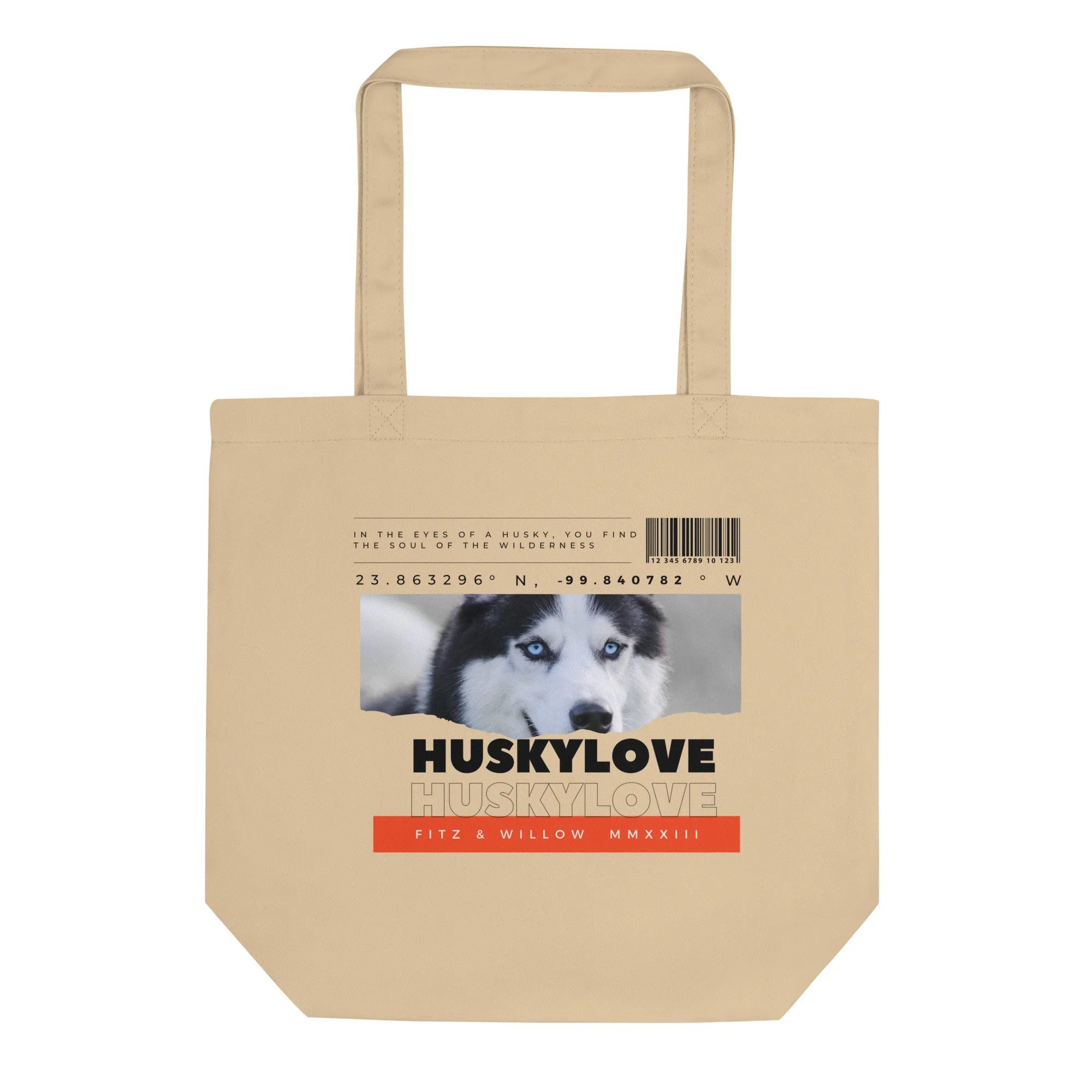 Husky love, eco Tote Bag