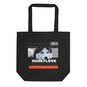 Husky love, eco Tote Bag