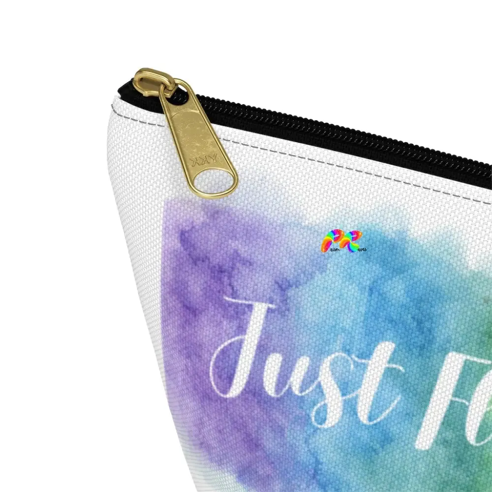 Just Flow With It Rainbow Cloud Accessory Pouch