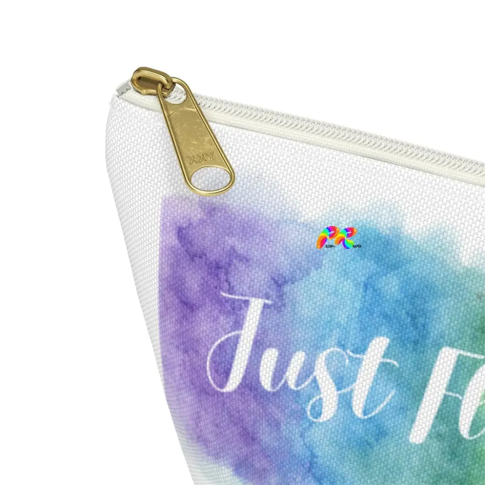 Just Flow With It Rainbow Cloud Accessory Pouch