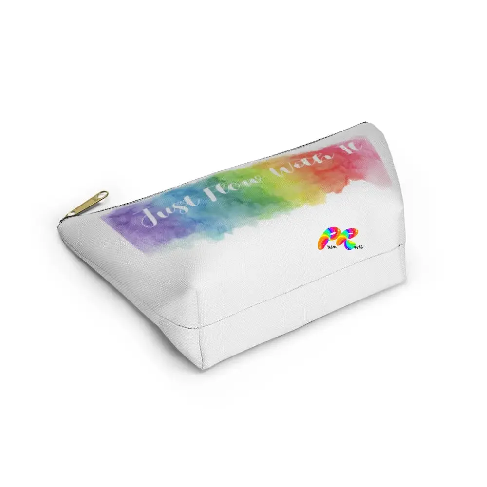 Just Flow With It Rainbow Cloud Accessory Pouch