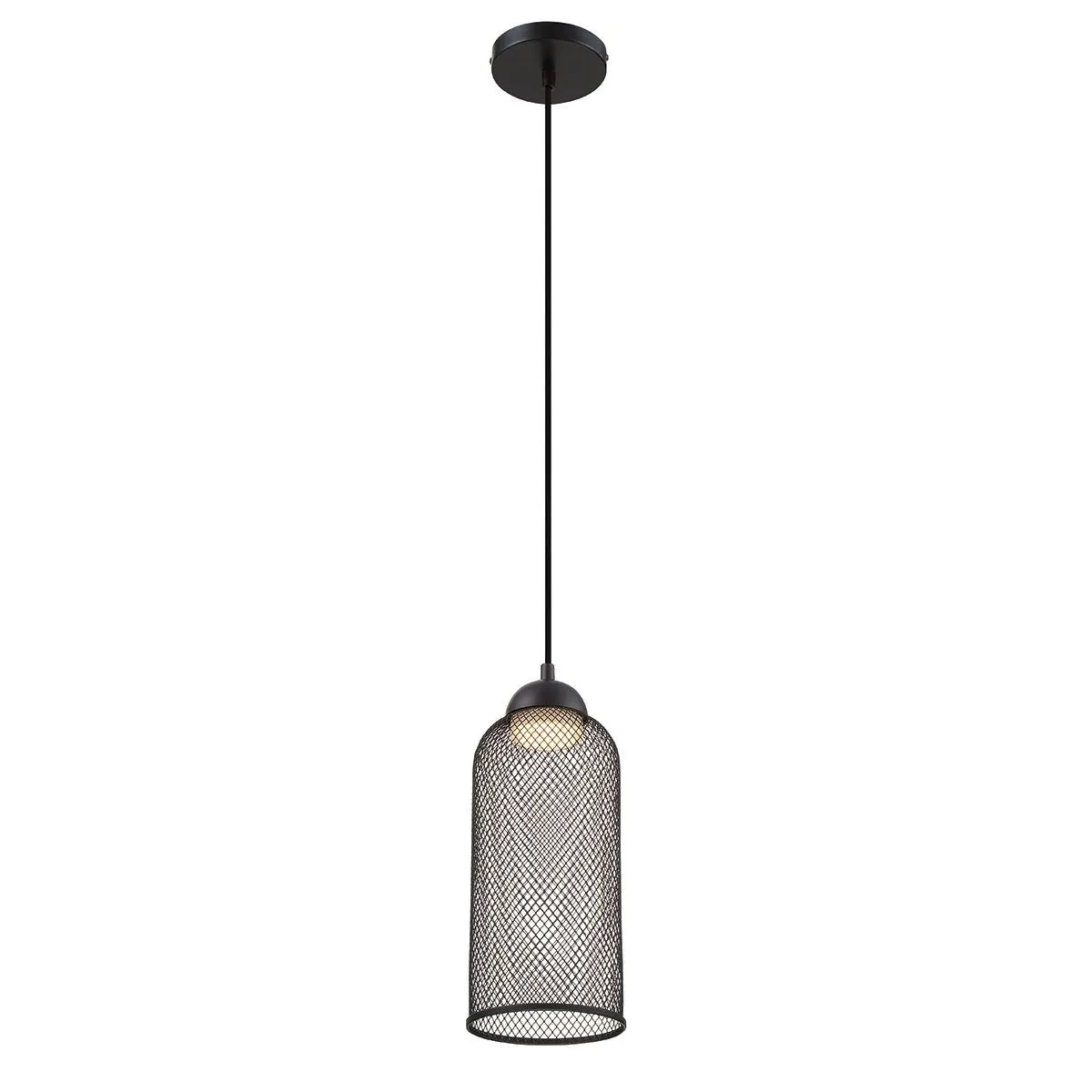 Kenmore 8 in .LED Pendant Light Black Finish