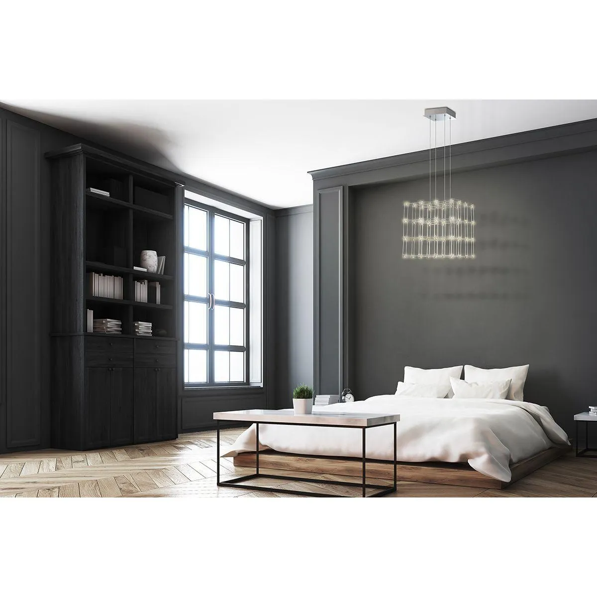 Linwood 31 in. LED Chandelier Chrome Finish