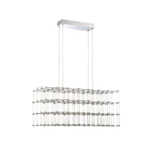 Linwood 31 in. LED Chandelier Chrome Finish