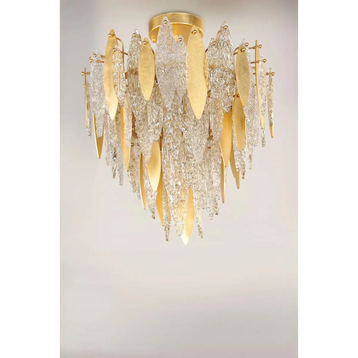 Majestic 29 in. Flush Mount Light Gold Finish