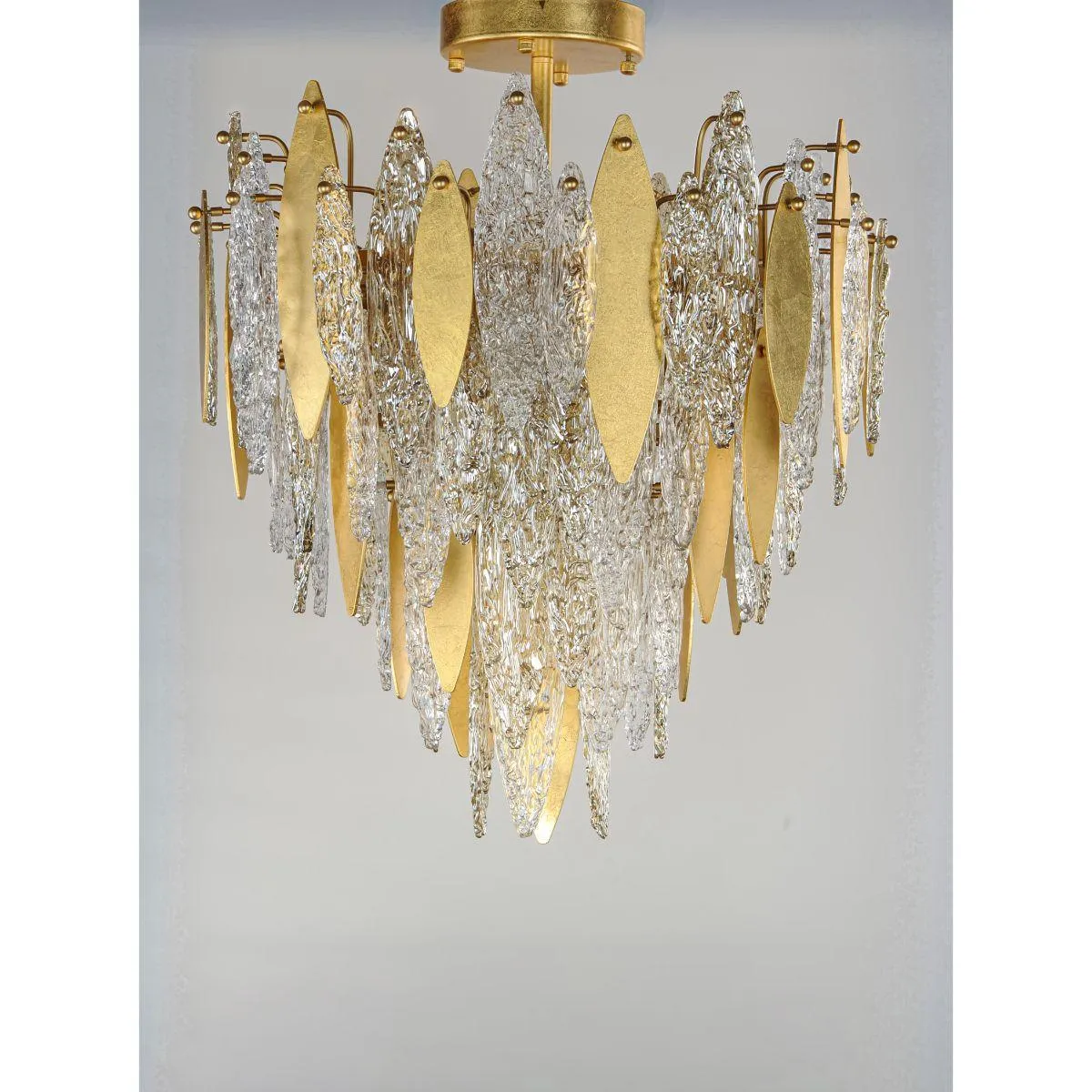 Majestic 29 in. Flush Mount Light Gold Finish