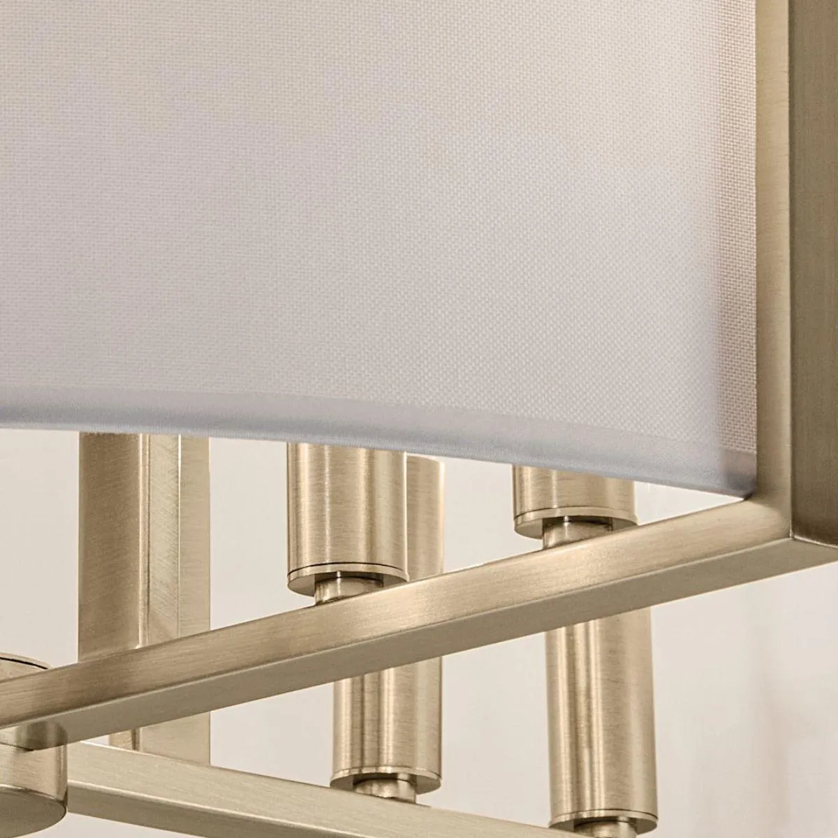 Malen 20 in. 8 Lights Semi-flush Mount Light Champagne Bronze Finish